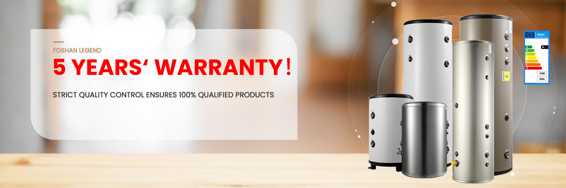 calidad Bens de agua de la bomba de calor fábrica